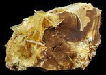 Yellow Barite Crystal Cluster - Peru #64130-1